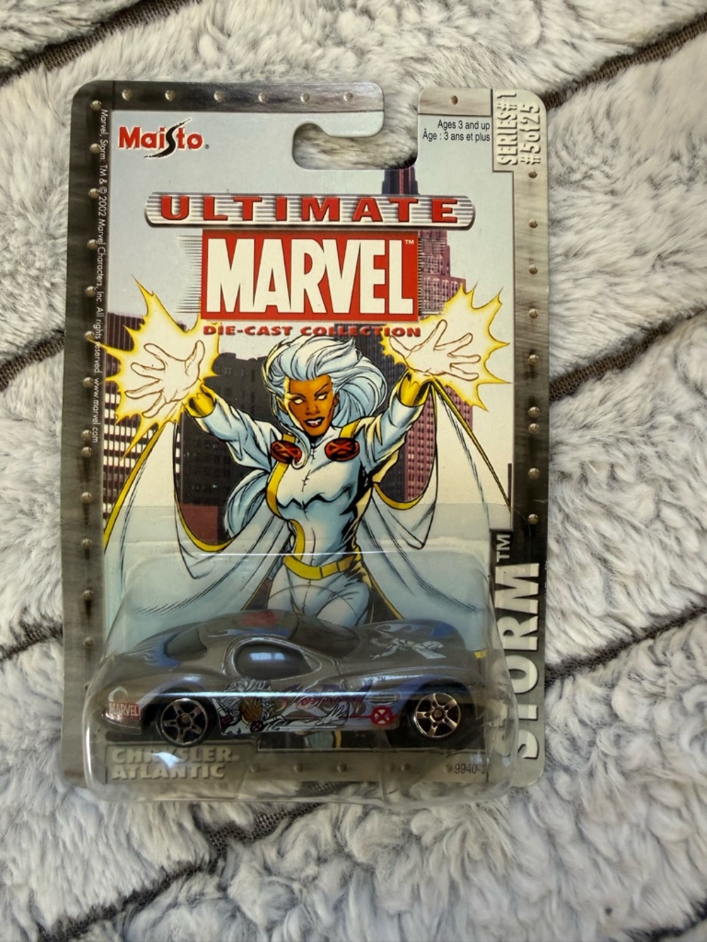 Maisto Ultimate Marvel Storm Die-Cast Toy Car - Silver/Blue
